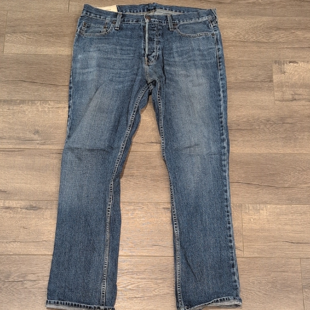 Hollister Men's Straight Blue Jeans